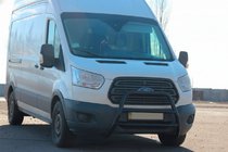 Ford Transit 2014- Bullbar WT022 Negru (Otel Inoxidabil) foto 1