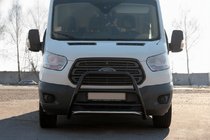 Ford Transit 2014- Bullbar WT022 Negru (Otel Inoxidabil) foto 3