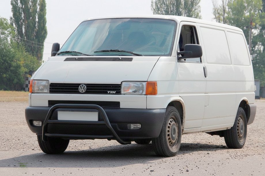 Volkswagen T4 Caravelle/Multivan 1990–2003 Bullbar WT022 Negru (Otel Inoxidabil) Foto 3