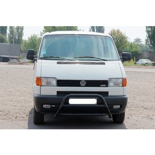 Bullbar WT022 Negru (Otel Inoxidabil) Volkswagen T4 Transporter 1990-2003 foto 1