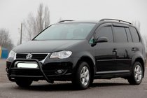 Volkswagen Touran 2003-2010 Bullbar WT022 Negru (Otel Inoxidabil) foto 1