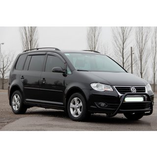 Bullbar WT022 Negru (Otel Inoxidabil) Volkswagen Touran 2003-2010 foto 3
