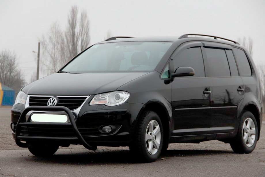 Volkswagen Touran 2003-2010 Bullbar WT022 Negru (Otel Inoxidabil) Image