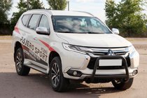 Mitsubishi Pajero Sport 2015- Bullbar WT022 Negru (Otel Inoxidabil) foto 2
