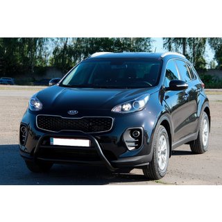 Bullbar WT023 Negru (Otel Inoxidabil) Kia Sportage 2015-2021 foto 3