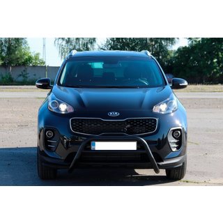 Bullbar WT023 Negru (Otel Inoxidabil) Kia Sportage 2015-2021 foto 4