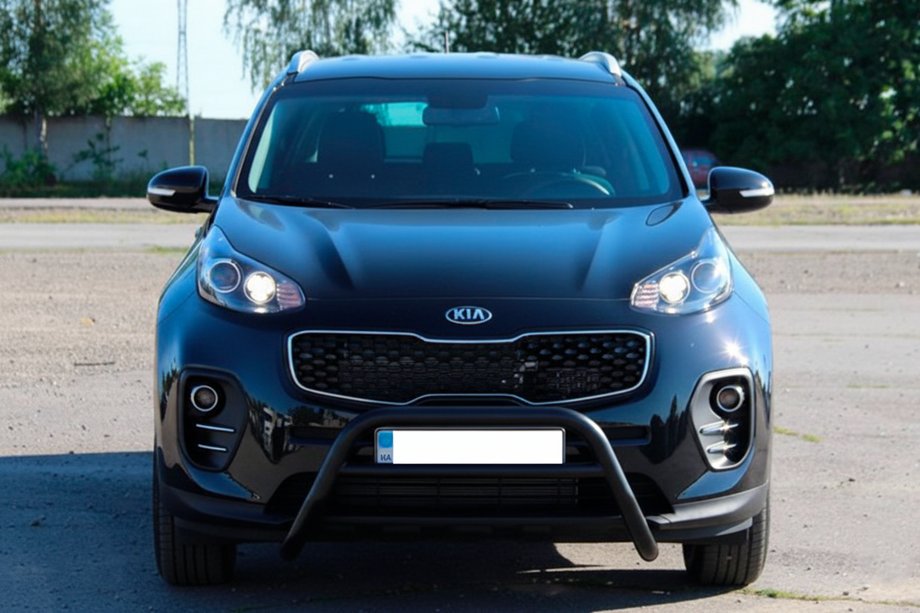 Kia Sportage 2015-2021 Bullbar WT023 Negru (Otel Inoxidabil) Foto 4