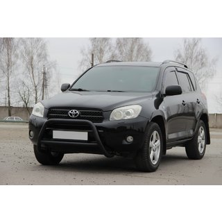 Bullbar WT022 Negru (Otel Inoxidabil) Toyota Rav 4 2006-2013 foto 1