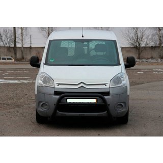 Bull Bar WT007 Negru (Otel Inoxidabil) Citroen Berlingo 2008-2018 foto 3