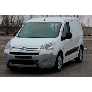 Bull Bar WT007 Negru (Otel Inoxidabil) Peugeot Partner Tepee 2008-2018 foto 2