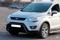 Ford Kuga 2008-2013 Bull Bar WT007 Negru (Otel Inoxidabil) foto 2