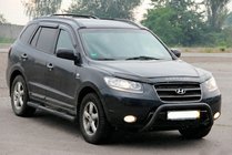 Hyundai Santa Fe 2 2006-2012 Bull Bar WT007 Negru (Otel Inoxidabil) foto 2