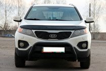 Kia Sorento II XM 2009-2014 Bull Bar WT007 Negru (Otel Inoxidabil) foto 1
