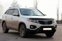 Kia Sorento II XM 2009-2014 Bull Bar WT007 Negru (Otel Inoxidabil) foto 3