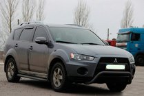 Mitsubishi Outlander 2006-2012 Bull Bar WT007 Negru (Otel Inoxidabil) foto 3