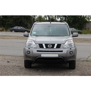 Protectie Fata WT007 Negru (Otel Inoxidabil) Nissan X-trail T31 2007-2014 foto 2