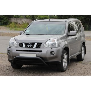 Protectie Fata WT007 Negru (Otel Inoxidabil) Nissan X-trail T31 2007-2014 foto 3
