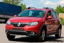 Dacia Sandero 2013-2020 Bara Fata WT007 Negru (Otel Inoxidabil) foto 2