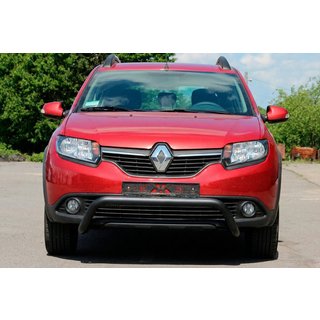 Bara Fata WT007 Negru (Otel Inoxidabil) Dacia Sandero 2013-2020 foto 1