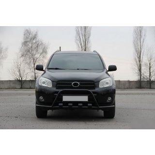 Bullbar WT-ST15 Negru (Otel Inoxidabil) Toyota Rav 4 2006-2013 foto 3