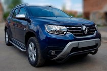 Renault Duster 2018-2024 Bull Bar WT007 Negru (Otel Inoxidabil) foto 1