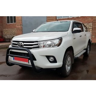 Bullbar WT007 Negru (Otel Inoxidabil) foto 4