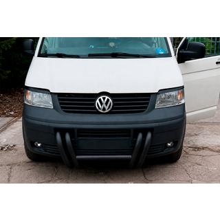 Bullbar ST006-03 Grila Black (Otel Inoxidabil) Volkswagen T5 Transporter 2003-2010 foto 4