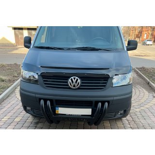 Bullbar ST006-04 Grila Black (Otel Inoxidabil) Volkswagen T5 Transporter 2003-2010 foto 2