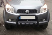 Daihatsu Terios 2006-2017 Bara Fata QT006 Negru (Otel Inoxidabil) foto 5