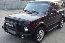 Lada Niva și Urban 1977- Bull Bar QT006 Negru (Otel Inoxidabil) foto 2