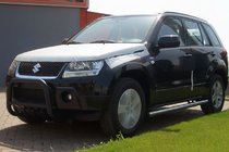 Suzuki Grand Vitara 2005-2017 Bull Bar QT006 Negru (Otel Inoxidabil) foto 1