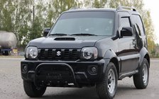 Suzuki Jimny 1998-2018 Bullbar QT006 Negru (Otel Inoxidabil) foto 3