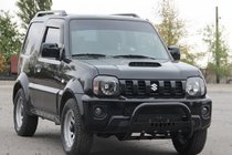 Suzuki Jimny 1998-2018 Bullbar QT006 Negru (Otel Inoxidabil) foto 2