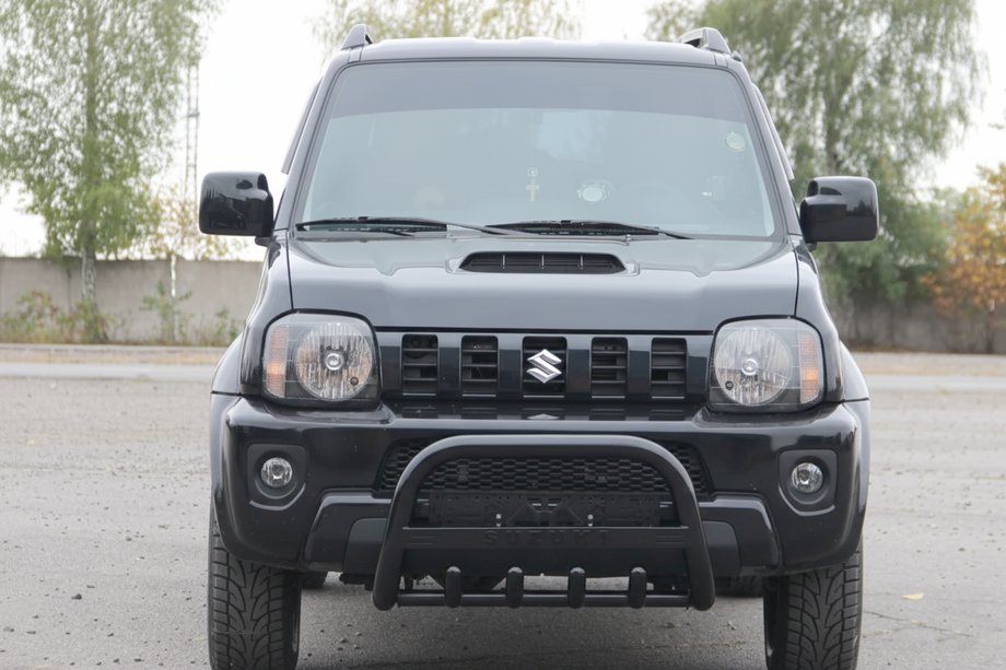 Suzuki Jimny 1998-2018 Bullbar QT006 Negru (Otel Inoxidabil) Image