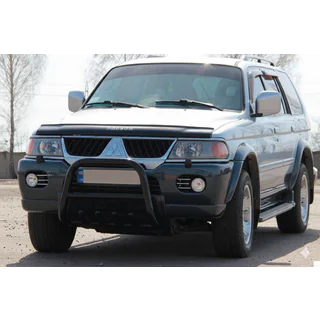 Bullbar QT006 Negru (Otel Inoxidabil) foto 3