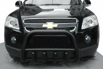 Chevrolet Captiva 2006-2019 Bara Fata QT006 Negru (Otel Inoxidabil) foto 1