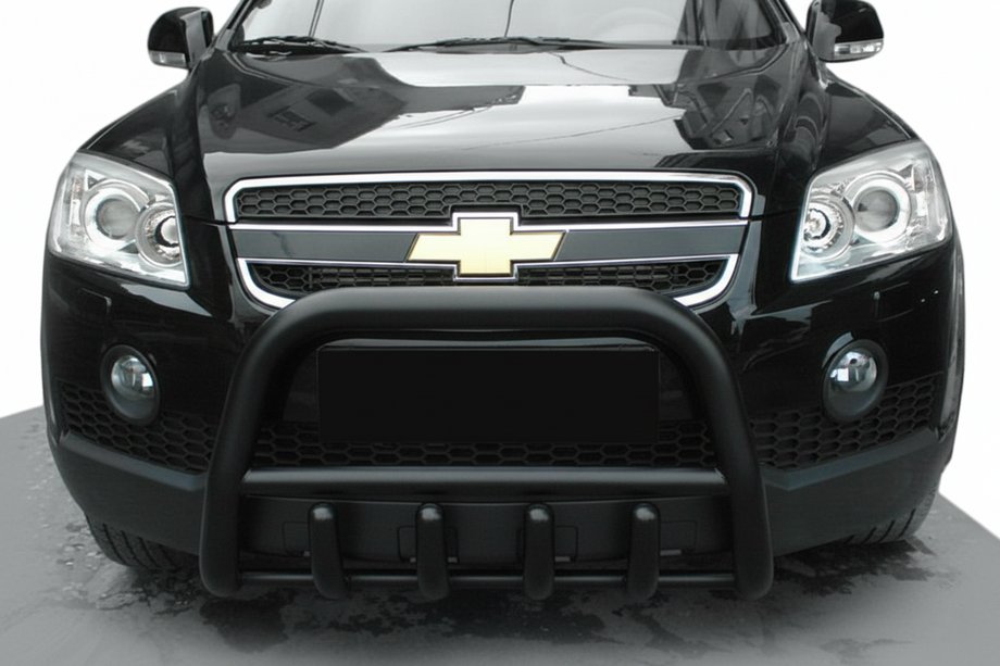 Chevrolet Captiva 2006-2019 Bara Fata QT006 Negru (Otel Inoxidabil) Image