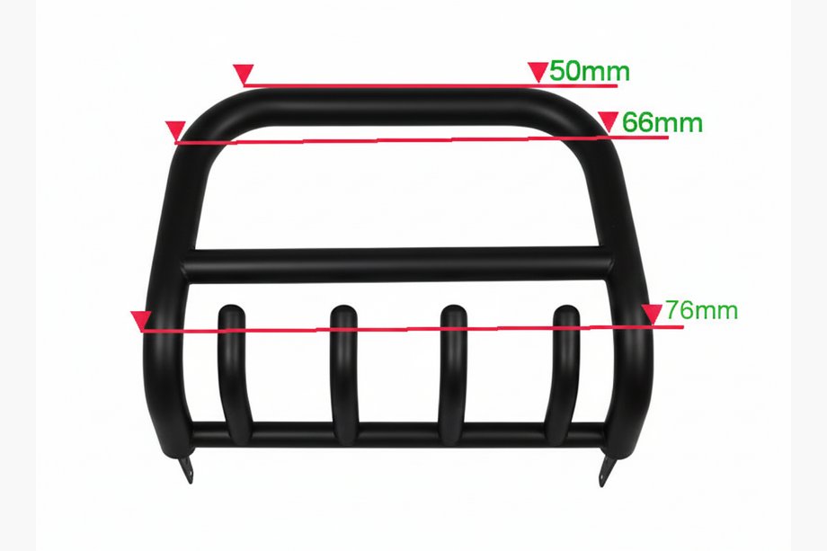 Suzuki XL7 1998-2006 Bull Bar QT006 Negru (Otel Inoxidabil) Image
