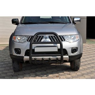 Bullbar QT007 Negru (Otel Inoxidabil) foto 3
