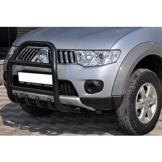 Bullbar QT007 Negru (Otel Inoxidabil) foto 1