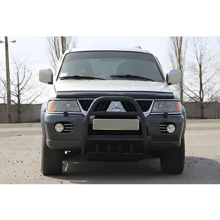 Bullbar QT007 Negru (Otel Inoxidabil) foto 3