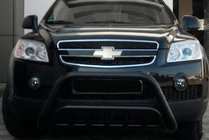 Chevrolet Captiva 2006-2019 Bara Fata WT002 Negru (Otel Inoxidabil) foto 3