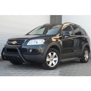 Bara Fata WT002 Negru (Otel Inoxidabil) Chevrolet Captiva 2006-2019 foto 1