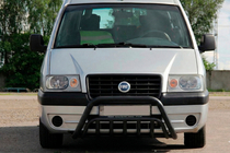 Citroen Jumpy 1996-2007 Bullbar WT002 Negru (Otel Inoxidabil) foto 1
