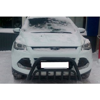 Bullbar WT002 Negru (Otel Inoxidabil) foto 3
