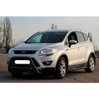 Bullbar WT002 Negru (Otel Inoxidabil) foto 1