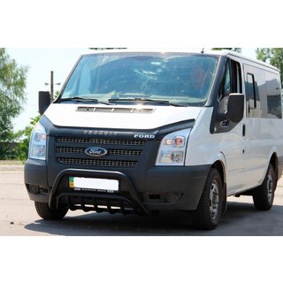Bullbar WT002 Negru (2006-2014, Otel Inoxidabil) foto 1