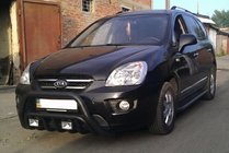 Kia Carens 1999-2012 Bullbar WT002 Negru (Otel Inoxidabil) foto 2