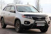 Kia Sorento II XM 2009-2014 Bullbar WT002/2 Negru (Otel Inoxidabil) foto 2
