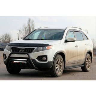 Bullbar WT002/2 Negru (Otel Inoxidabil) Kia Sorento II XM 2009-2014 foto 1